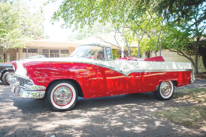 Calistoga resident Frank Cafferata’s 1956 Ford Sunliner